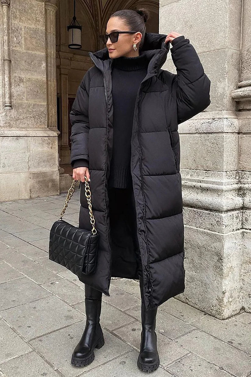 Lange Damen-Daunenjacke | OLIVIA