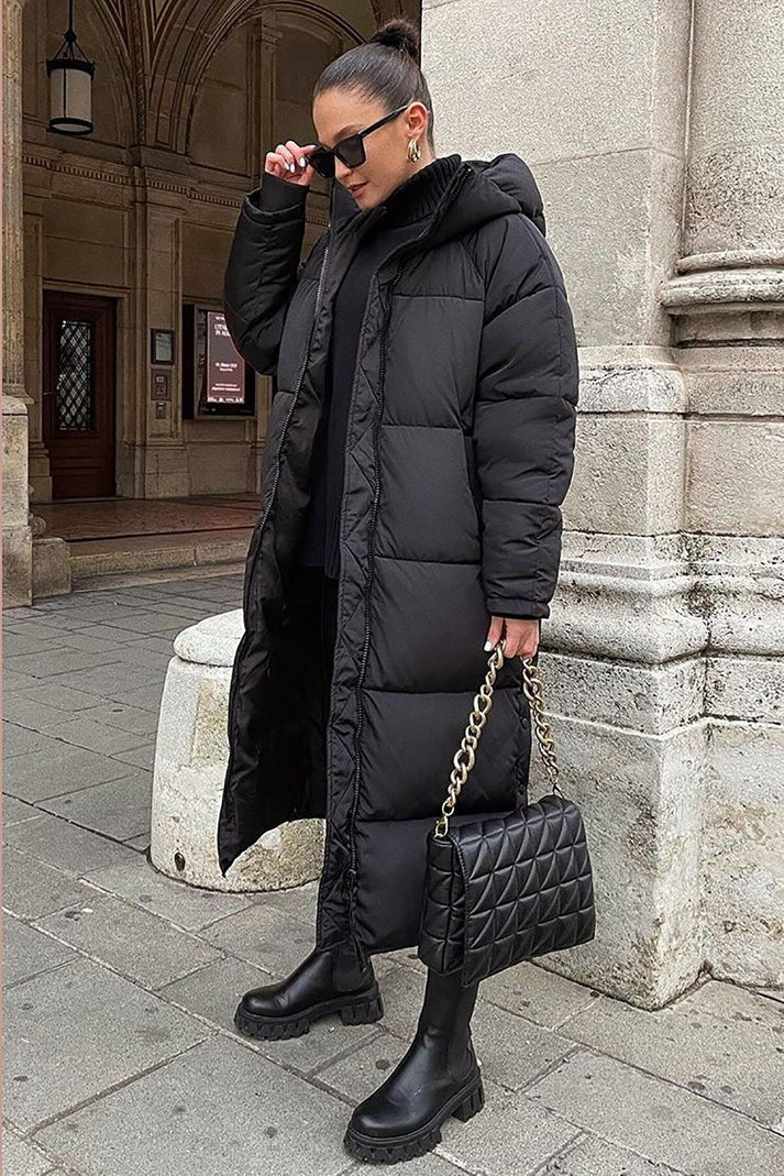Lange Damen-Daunenjacke | OLIVIA