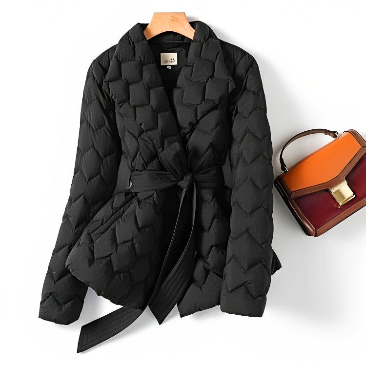Steppdaunenjacke Damen mit Band | WINTERFIT™