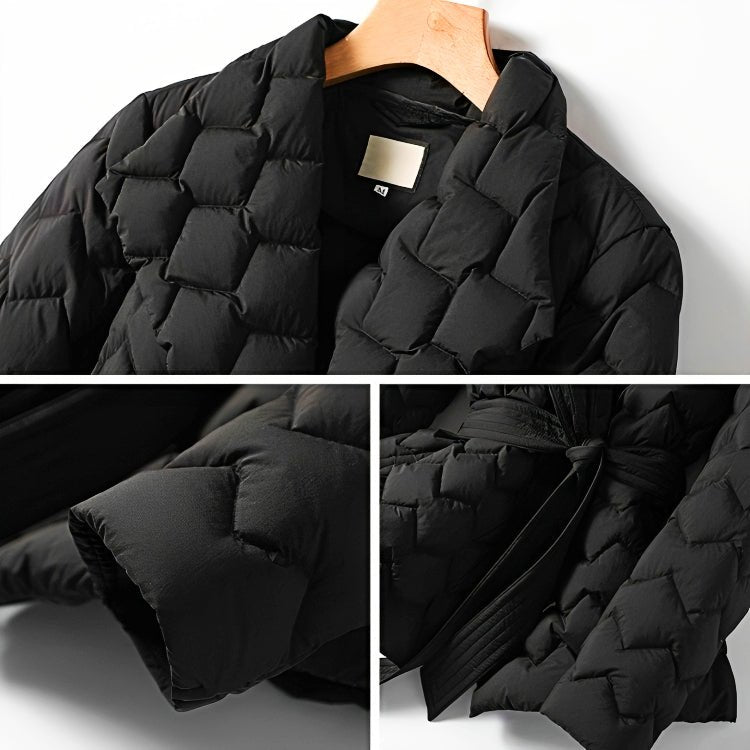 Steppdaunenjacke Damen mit Band | WINTERFIT™