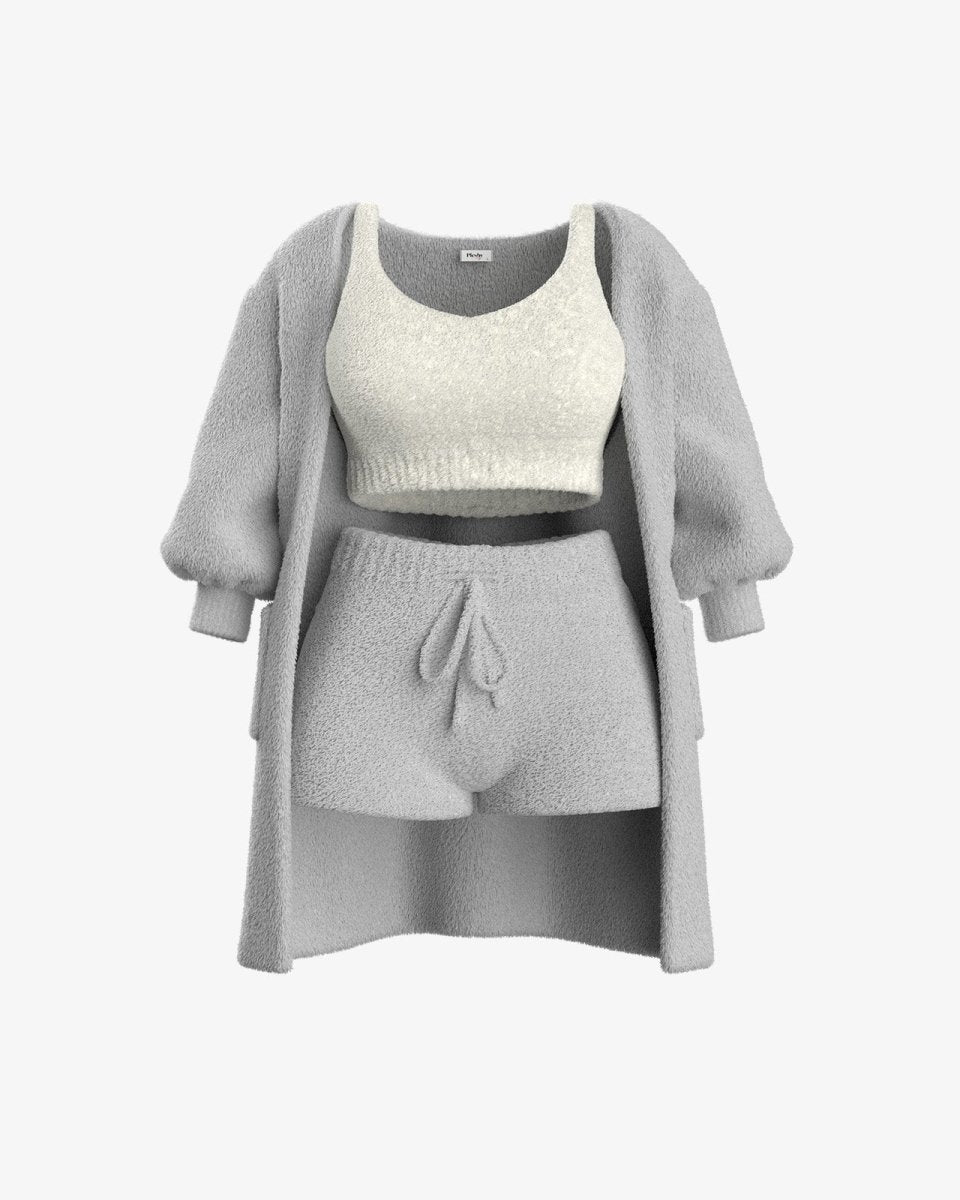 Damen Strick Kuscheliger Pyjama Set | COZYSEASON™