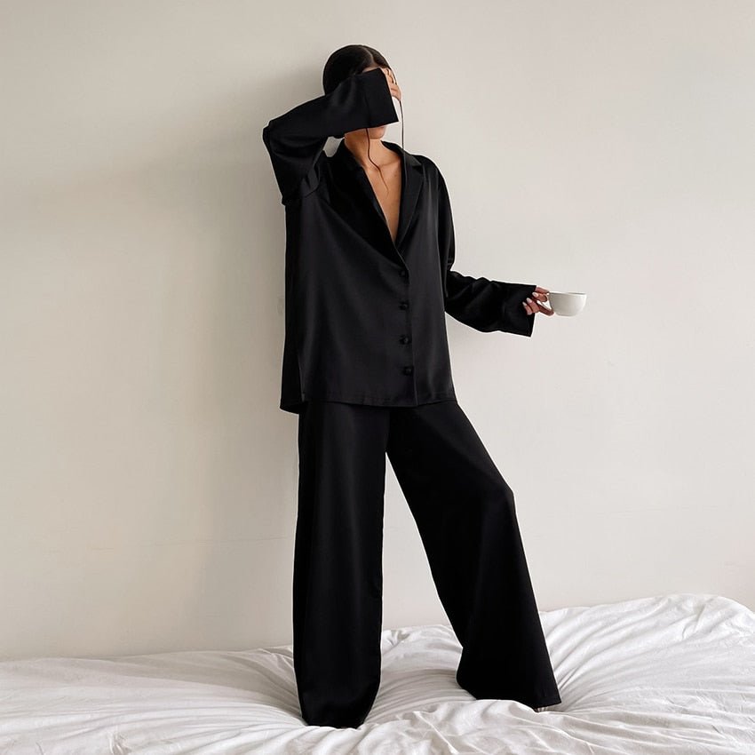 Ensemble Pyjama Seide Oversize Luxus | SILKYDREAM™