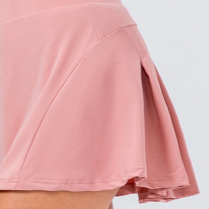 Tennisrock für Damen mit Reißverschlusstasche | MAËLYS