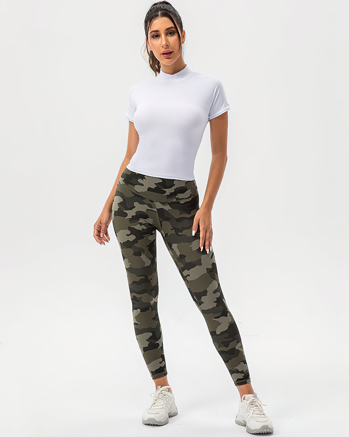 Leggings Push-Up Camouflage Damen | JADYA