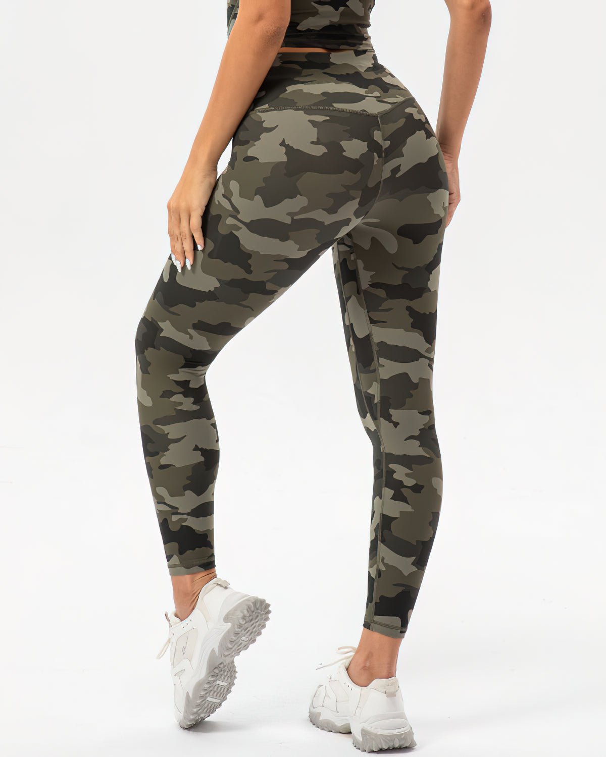 Leggings Push-Up Camouflage Damen | JADYA