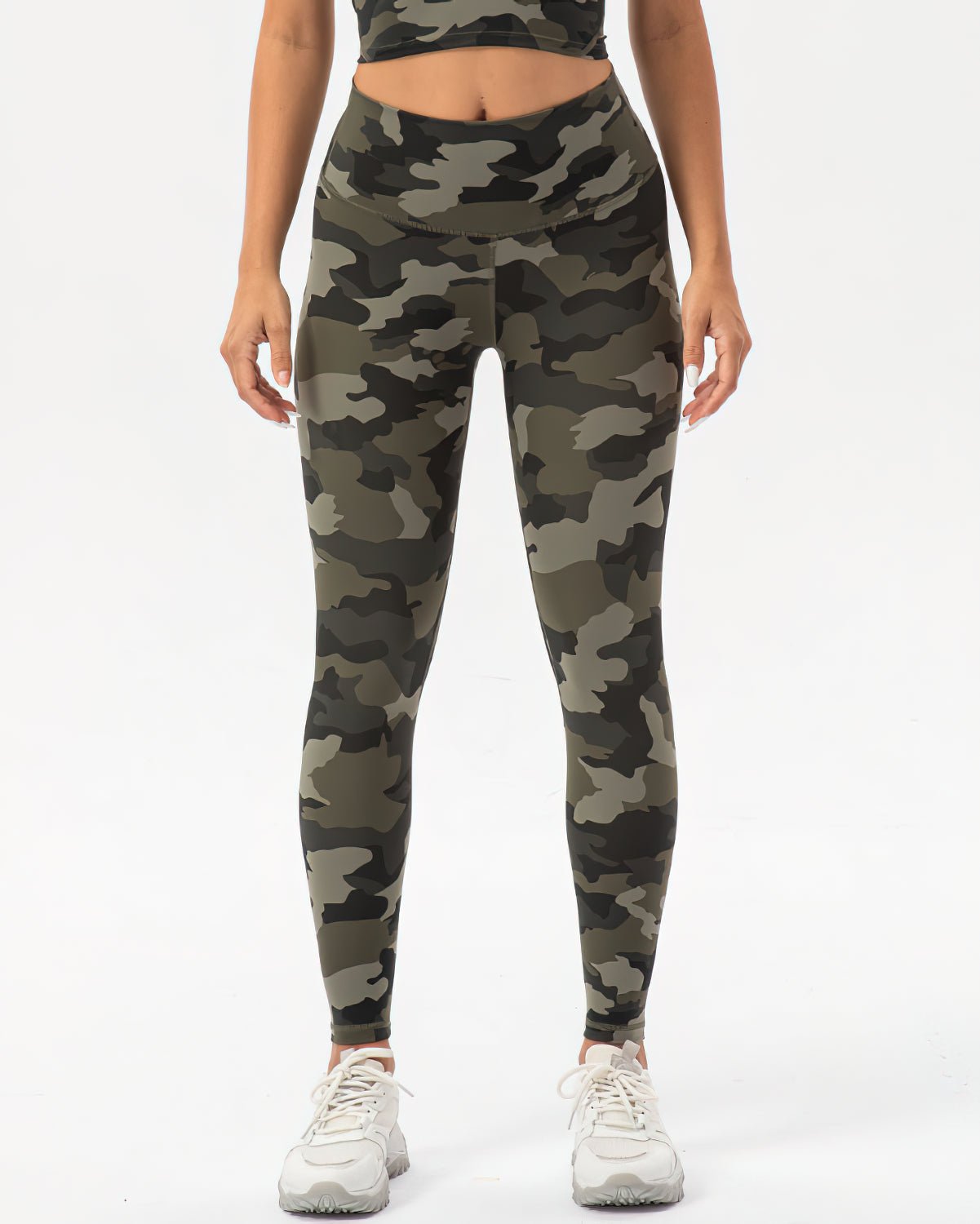 Leggings Push-Up Camouflage Damen | JADYA