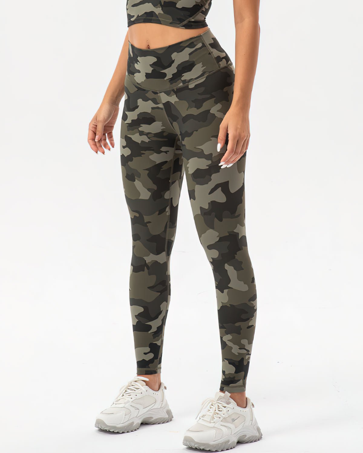 Leggings Push-Up Camouflage Damen | JADYA