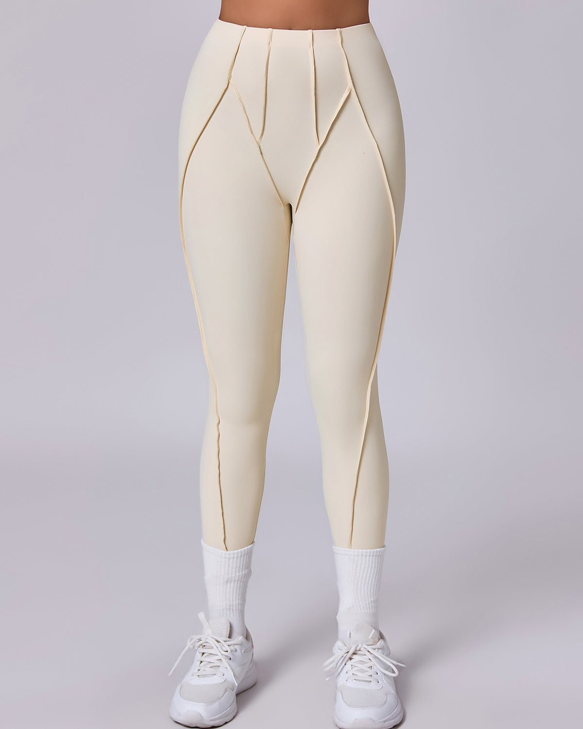 Weißes formendes Leggings | KIRASCULPT