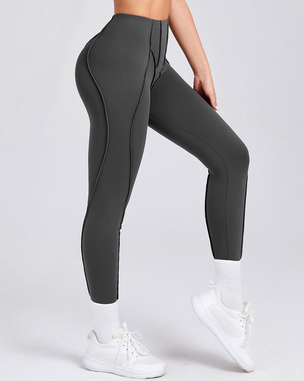 Sculpting Leggings Grau Performance | KIRASCULPT