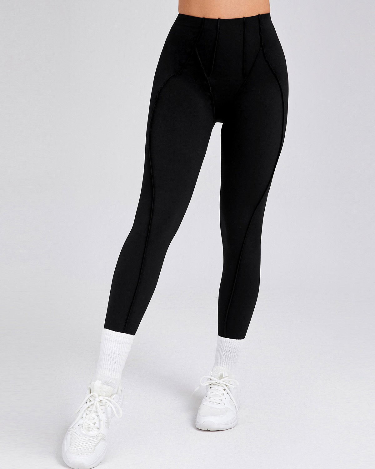 Figurformende Leggings Schwarz | KIRASCULPT