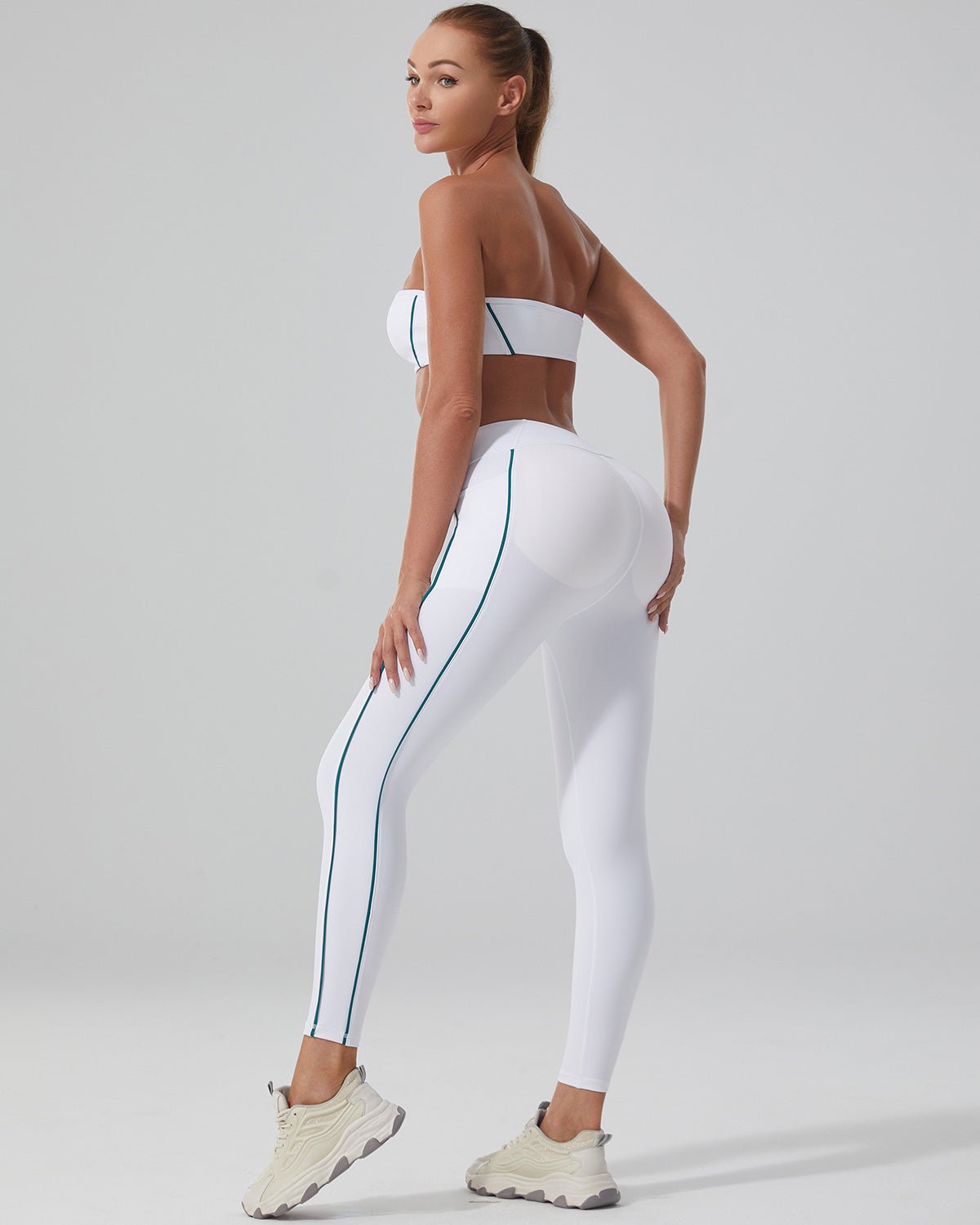 Nahtlose Leggings Weiß | WHITEPEARL