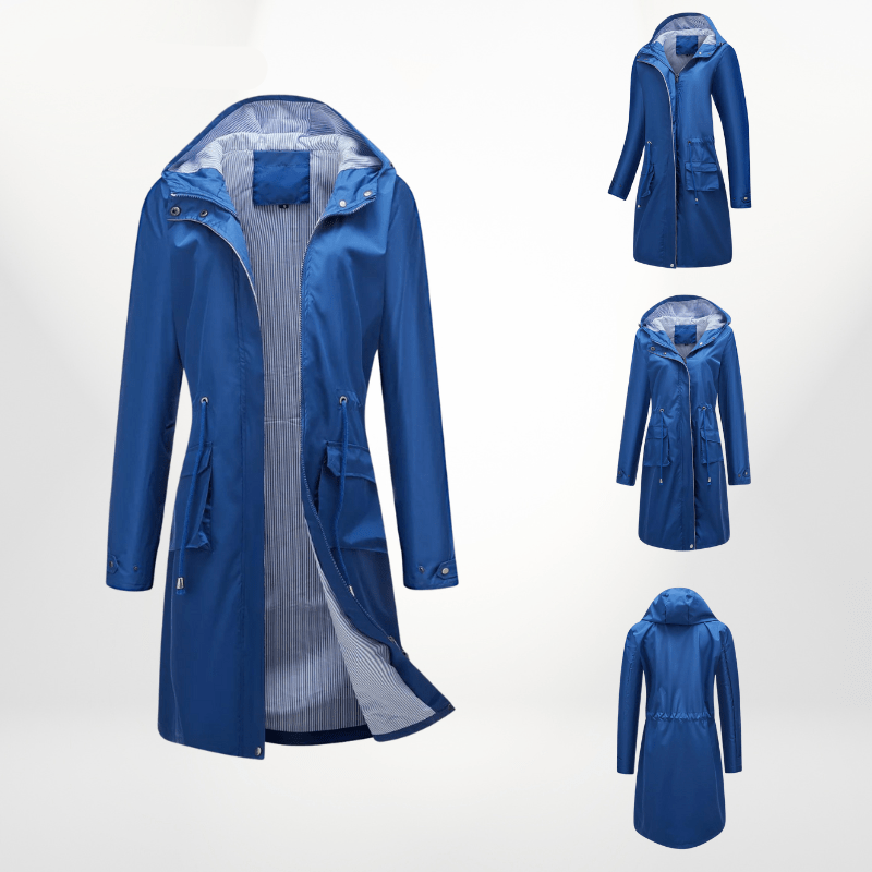 Taillierter Damen Regenmantel | RAINGLAM™