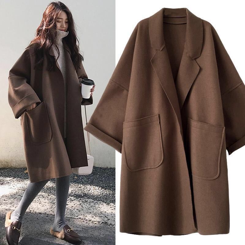 Oversize eleganter Trenchcoat aus Kunstwolle | OVERCOAT™