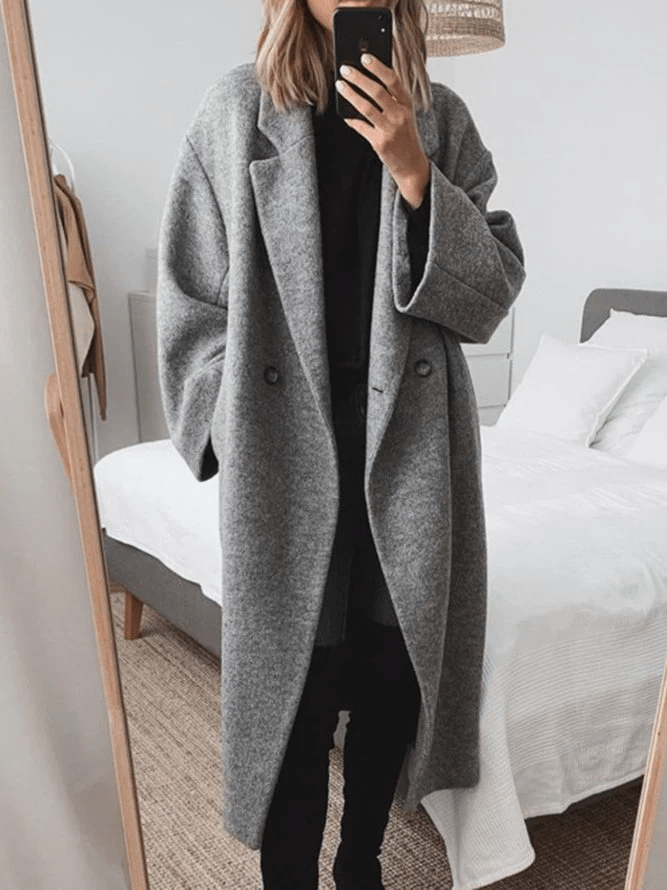 Mantel Trench Lang Kuschelig | COZYLONG™