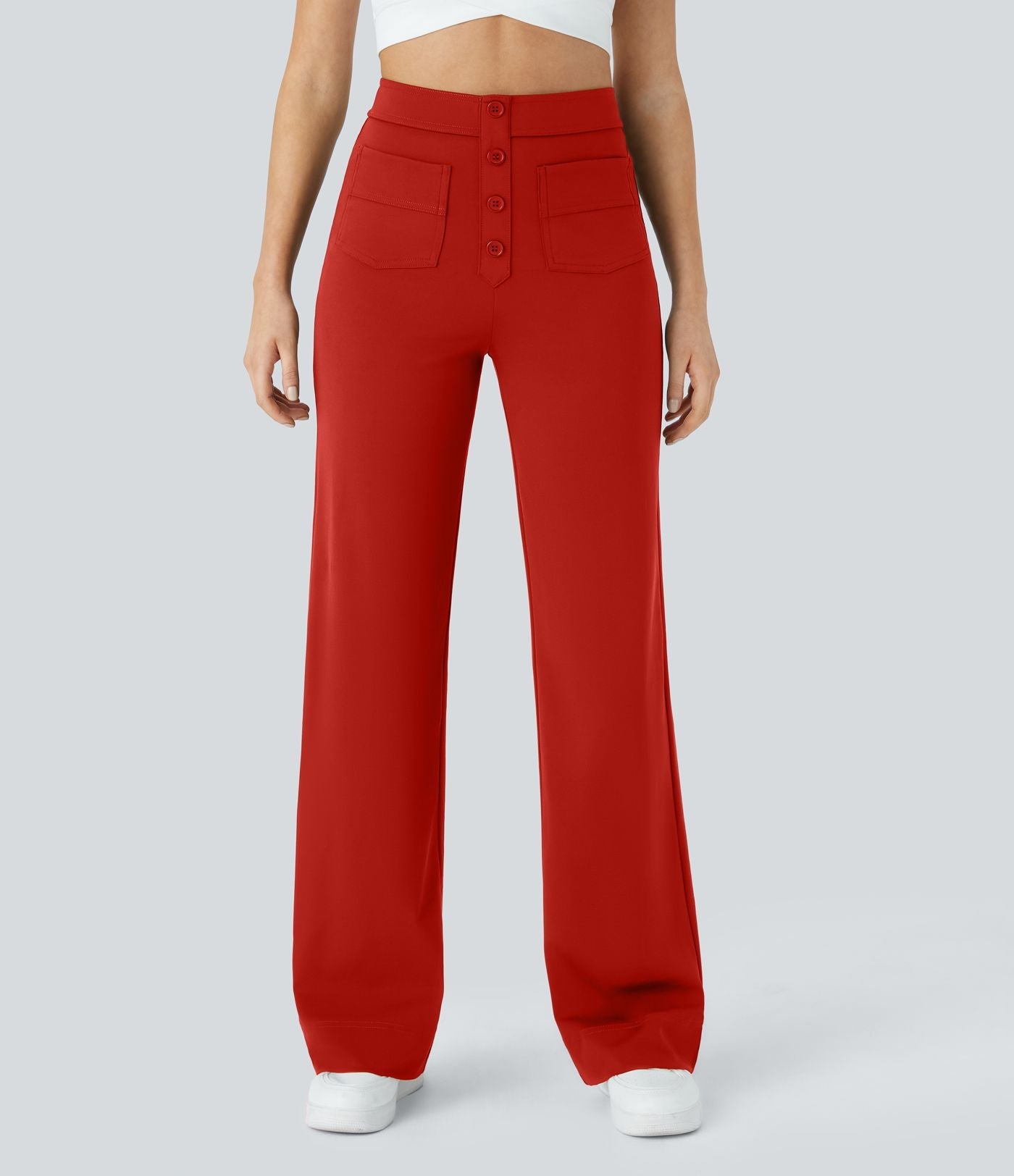 Damenhose Elastisch mit Hohem Bund | JADDEN