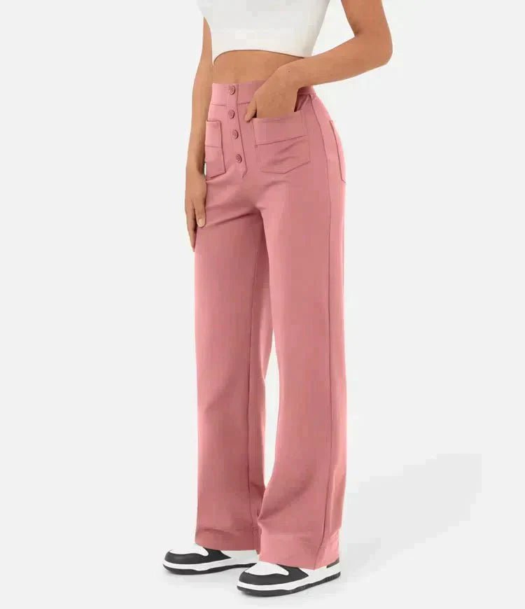 Damenhose Elastisch mit Hohem Bund | JADDEN