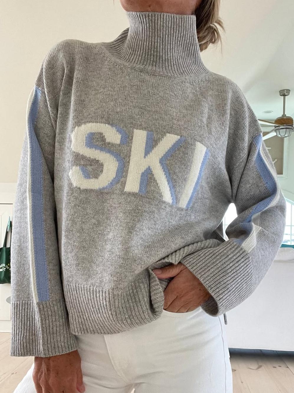 Rollkragenpullover Retro Ski | SNOWGLAM™