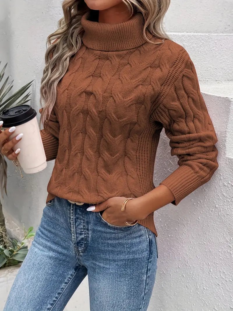 Pull Col Roulé Twisté | STYLECOZY™ - MYLES Boutique