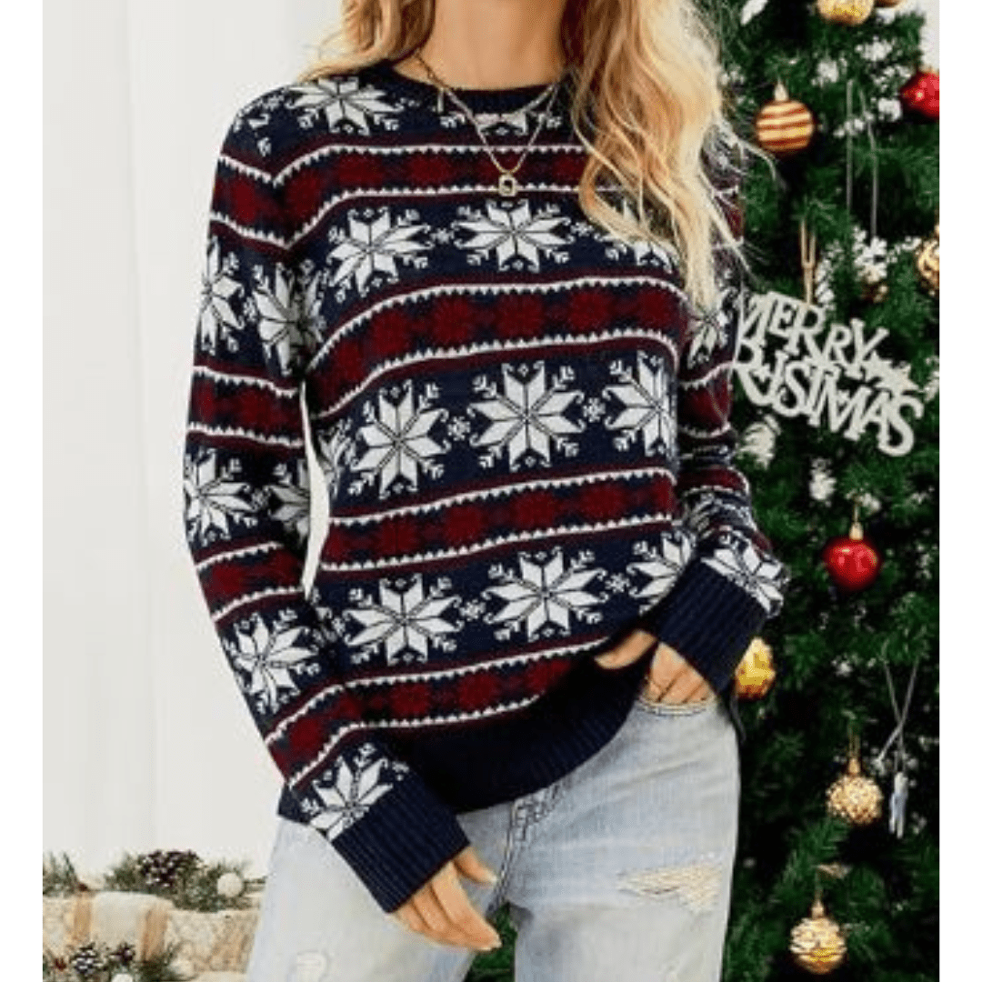 Weihnachts-Pullover Damen mit Mustern | WINTERFEST™