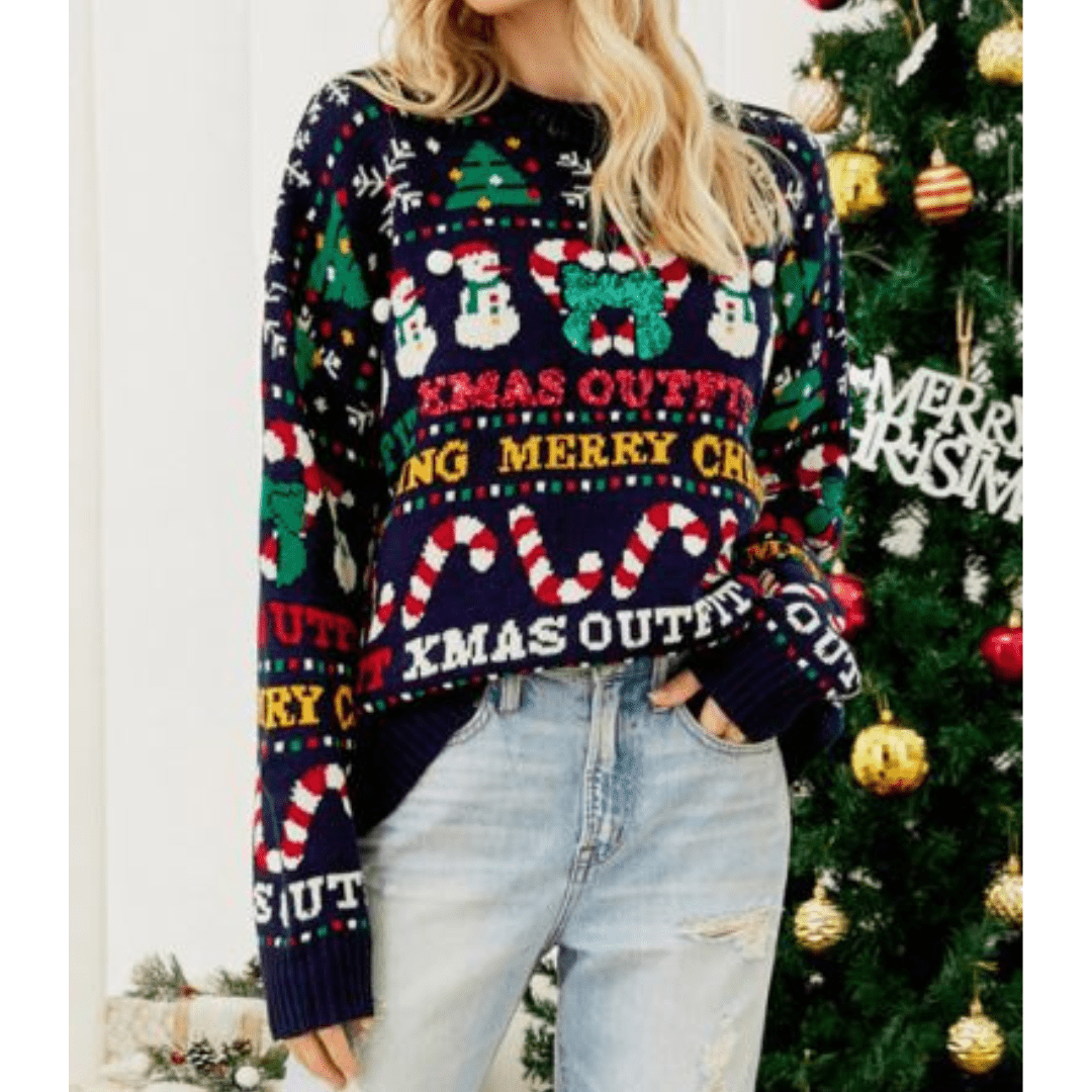 Weihnachts-Pullover Damen mit Mustern | WINTERFEST™