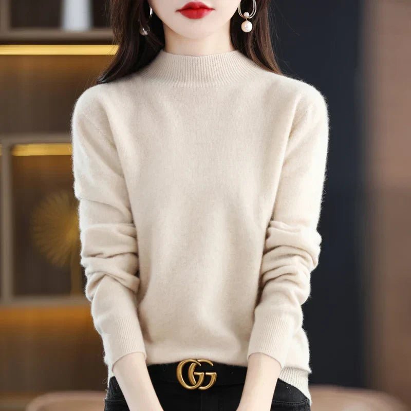 Eleganter Damenpullover aus Wolle | WOOLCOSY™