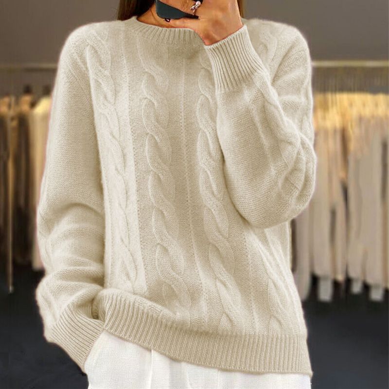 Kuscheliger Damenpullover aus Wolle | WOOLCOMFY™