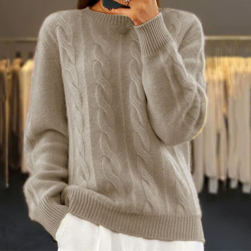 Kuscheliger Damenpullover aus Wolle | WOOLCOMFY™