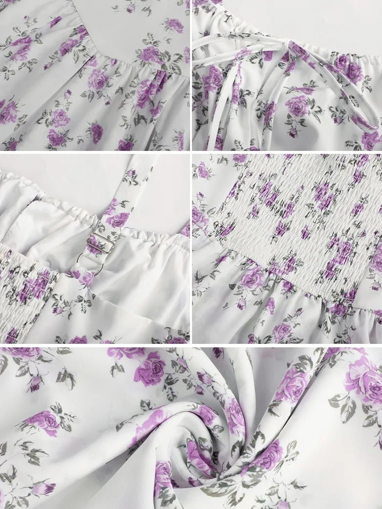 Bustierkleid mit zweilagigem Volant | ISADORA