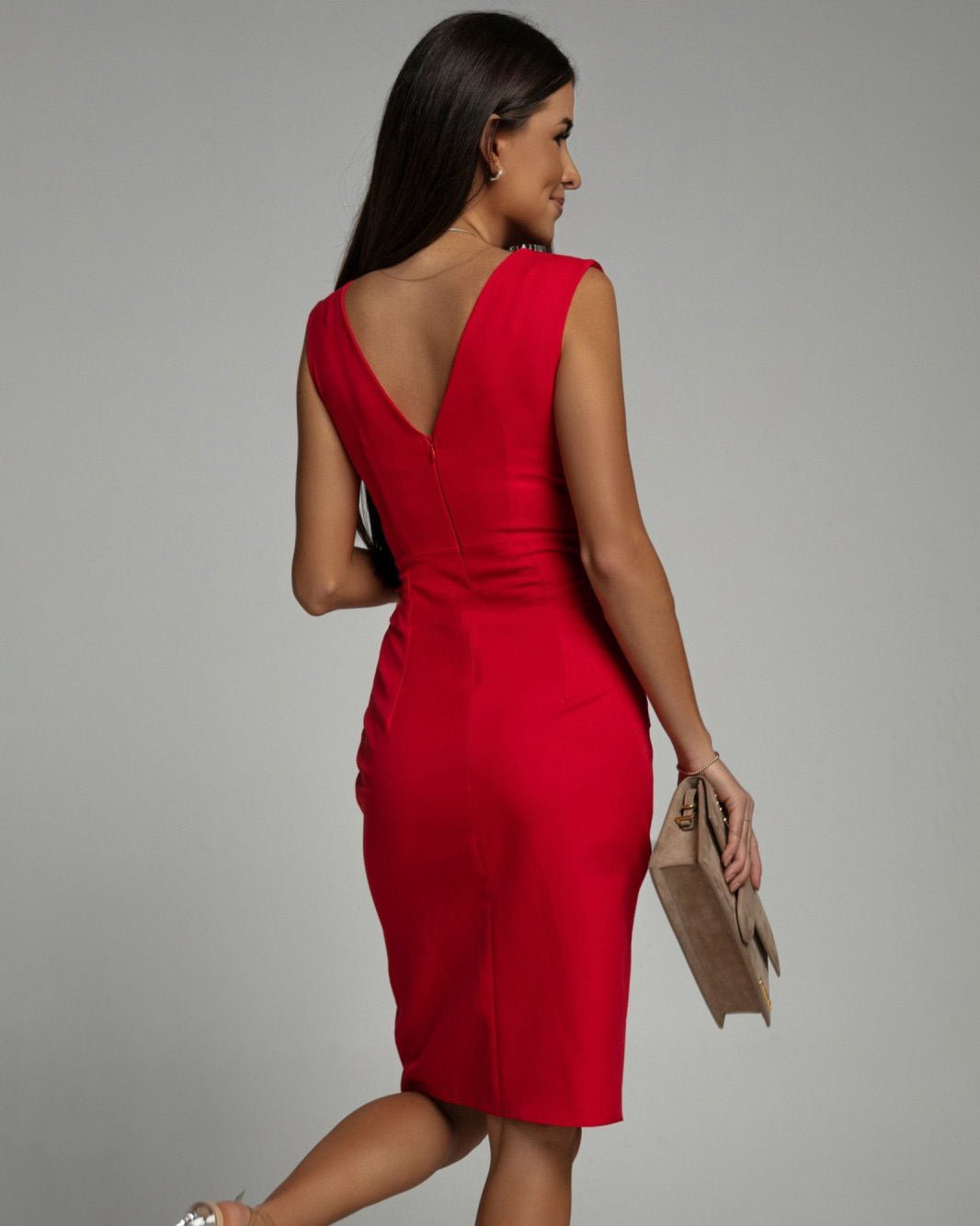 Elegantes Kleid mit Schlitz | TAMIA™