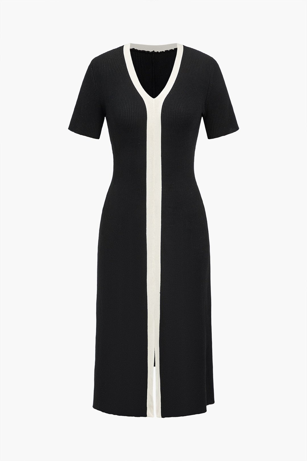 Elegantes langes Kleid mit Schlitz | SUBLIMA™