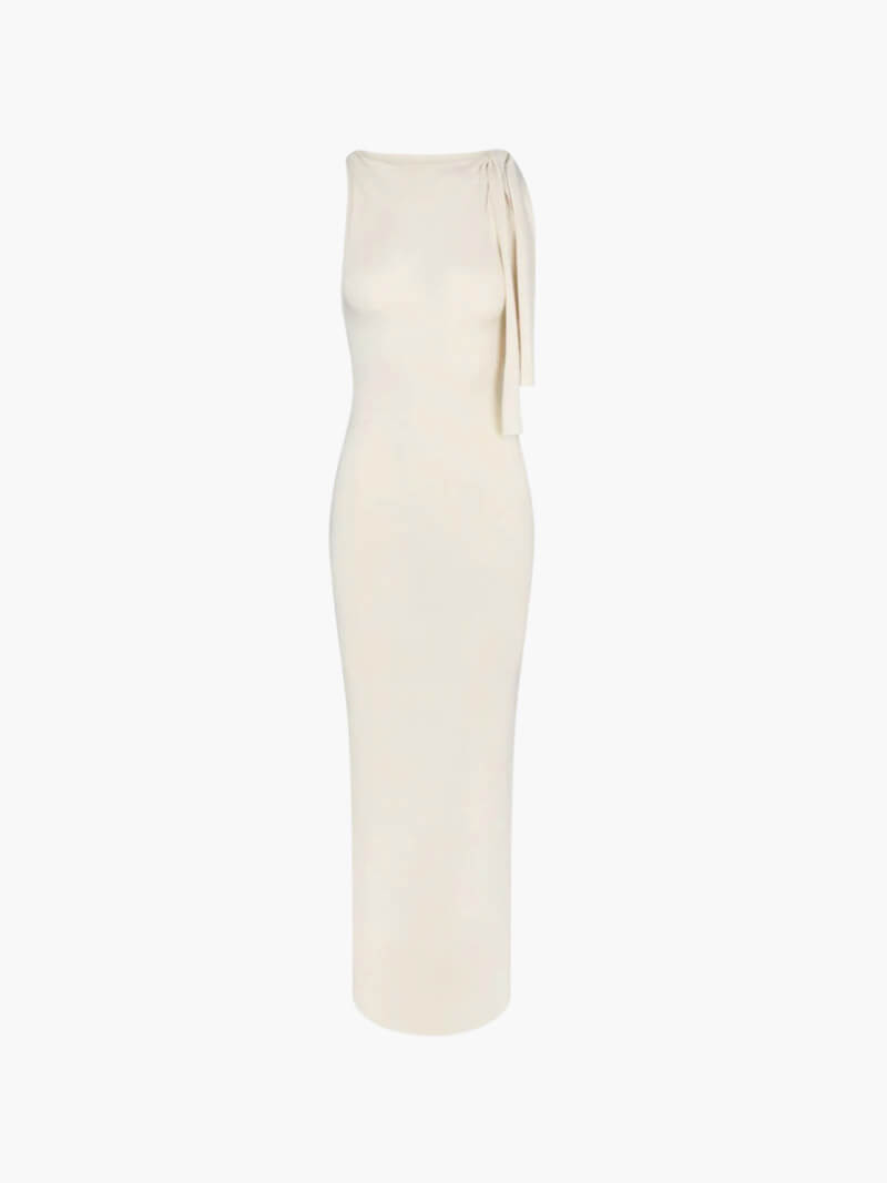 Elegantes langes gebundenes Kleid | CHICKNIT™