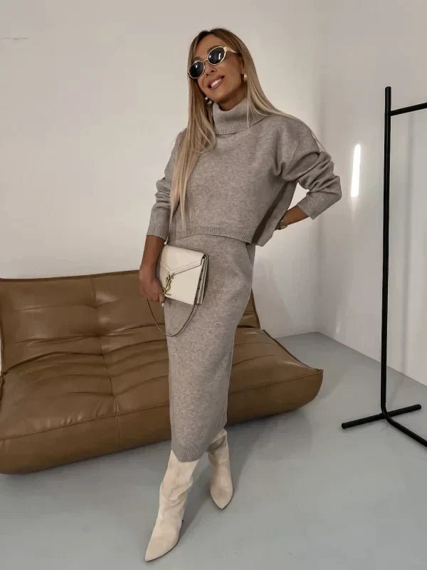 Kleid Rollkragen Schick | BELMIRA™