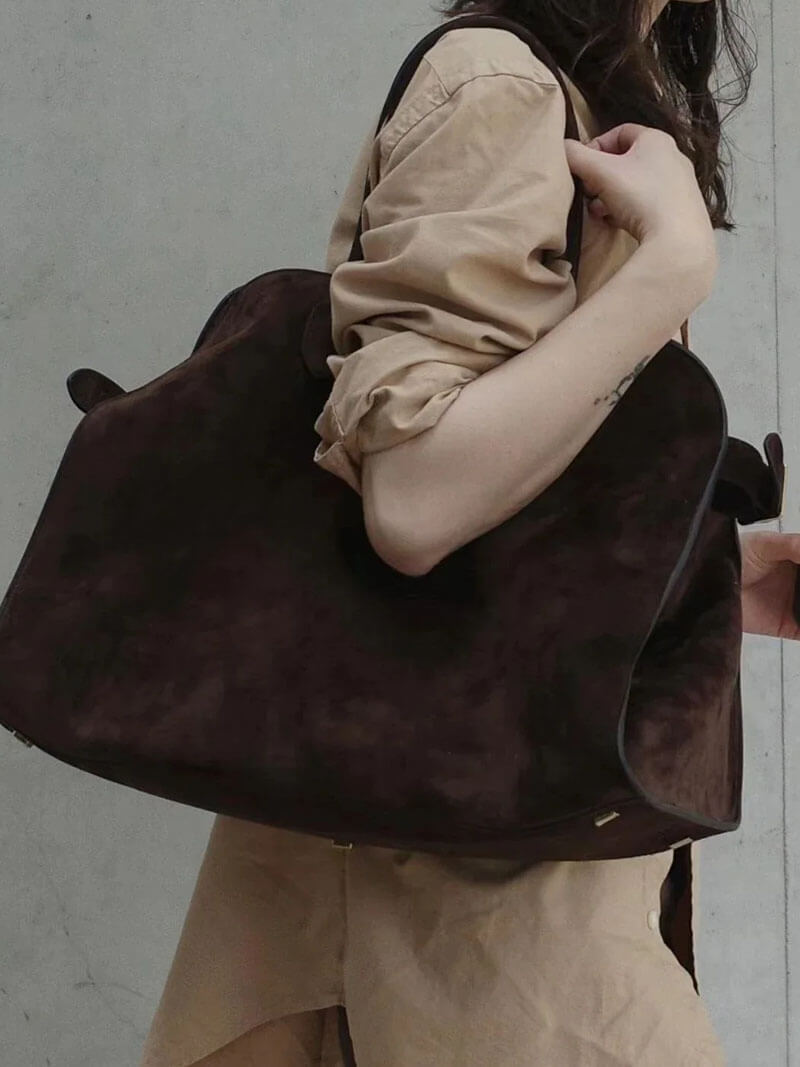 Wildleder Damenhandtasche | HENNABAG