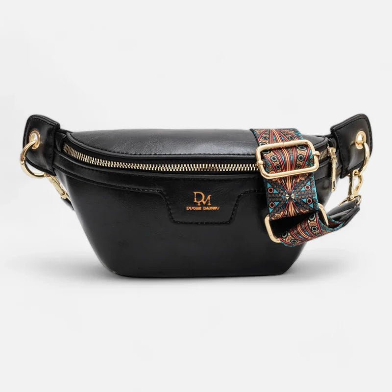 Schicke Leder-Bauchtasche mit Schulterriemen | ROBBIE