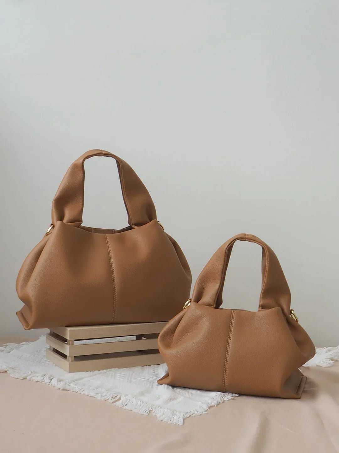 Leder Umhängetasche Damen | ELENIA