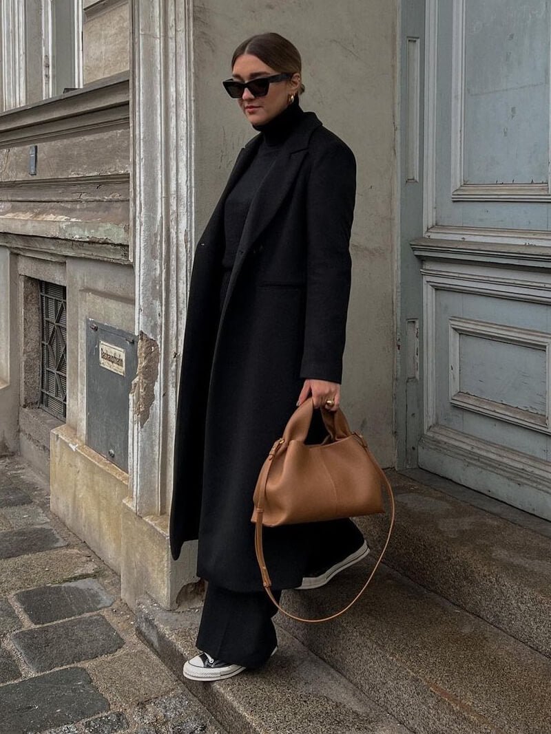 Leder Umhängetasche Damen | ELENIA