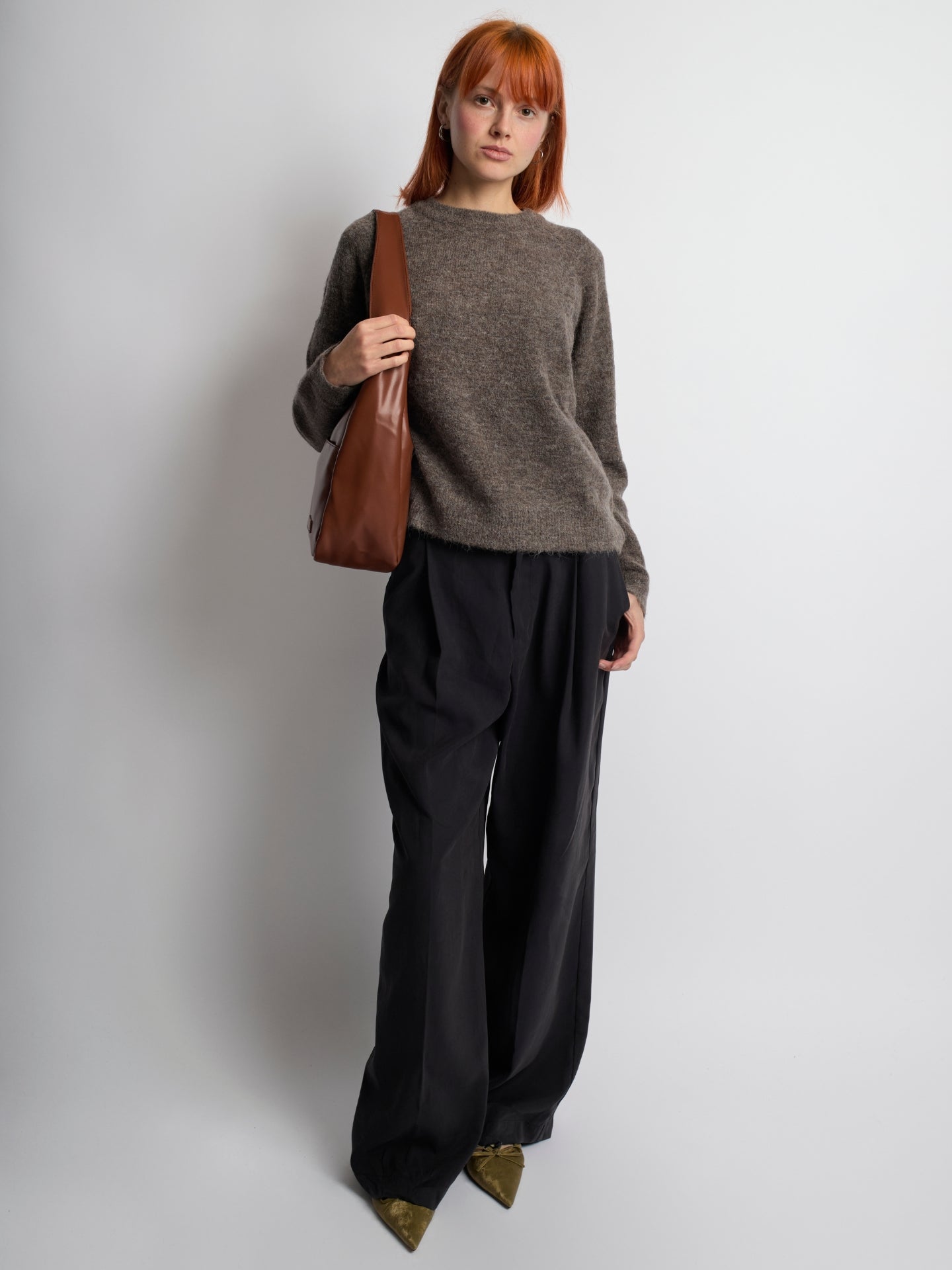 Elegante Tragetasche aus veganem Leder | MAYANA