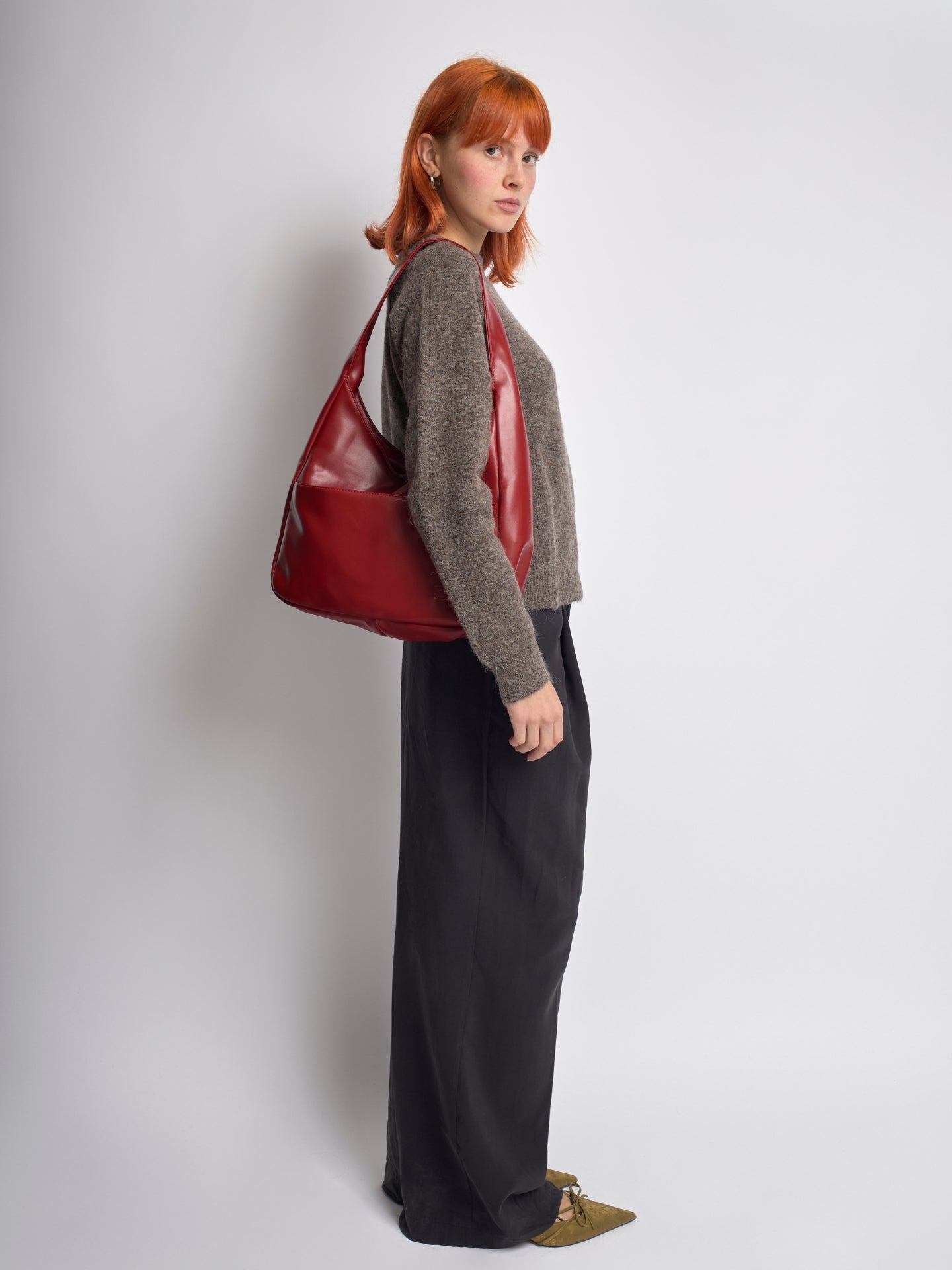 Elegante Tragetasche aus veganem Leder | MAYANA