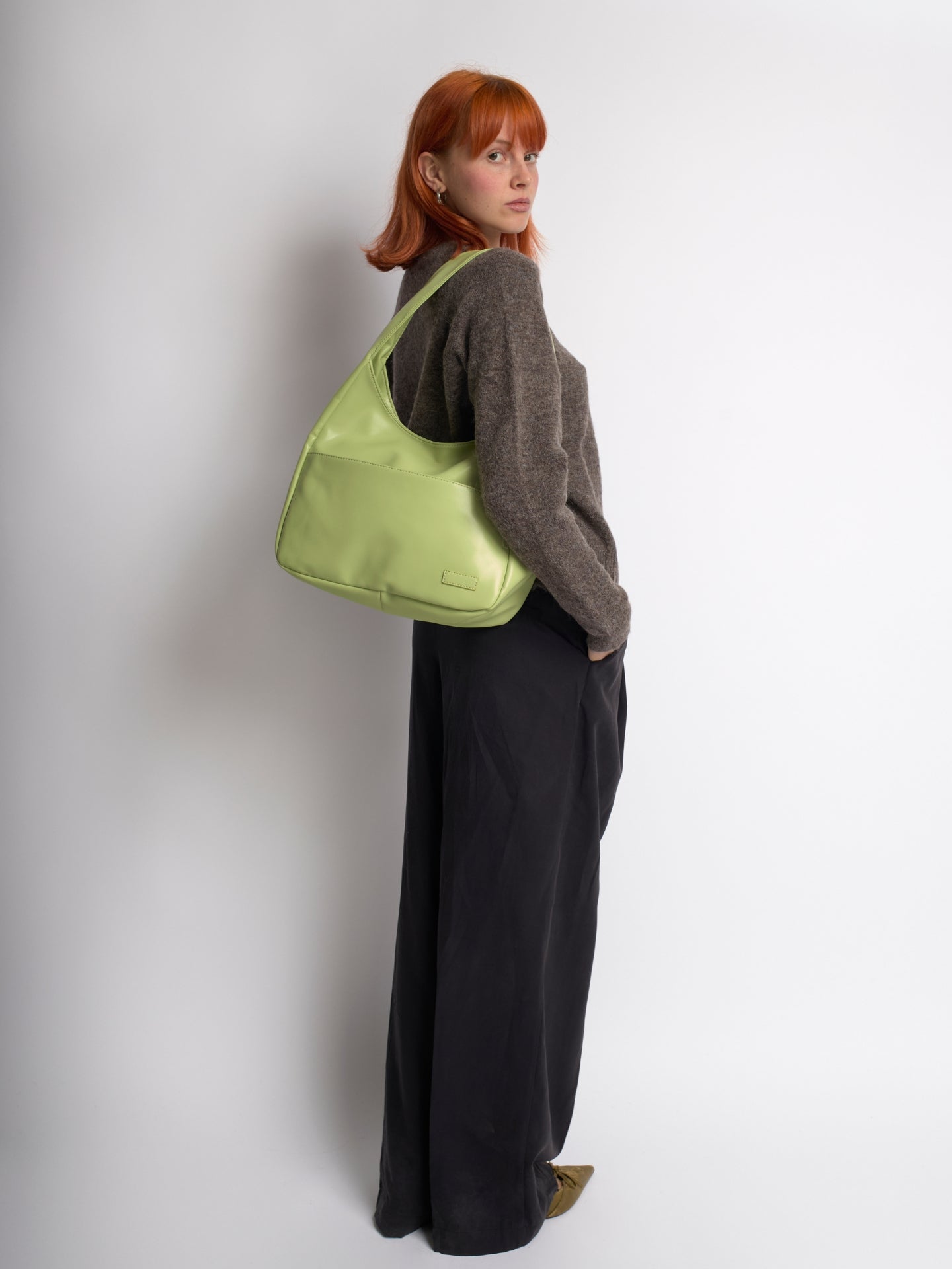 Elegante Tragetasche aus veganem Leder | MAYANA