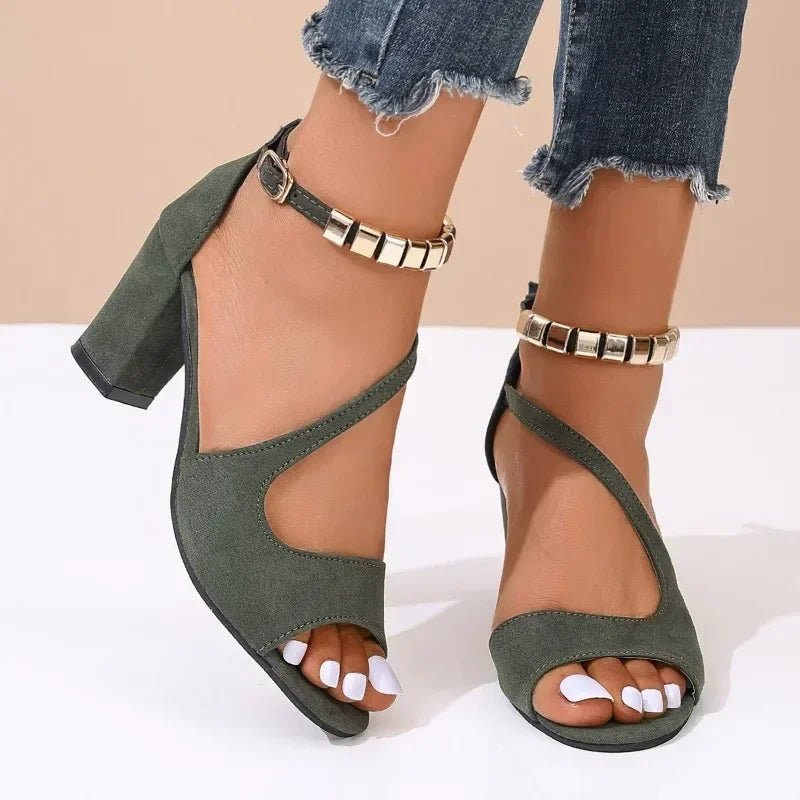 Bequeme Orthopädische Sandalen mit Absatz | ALIX