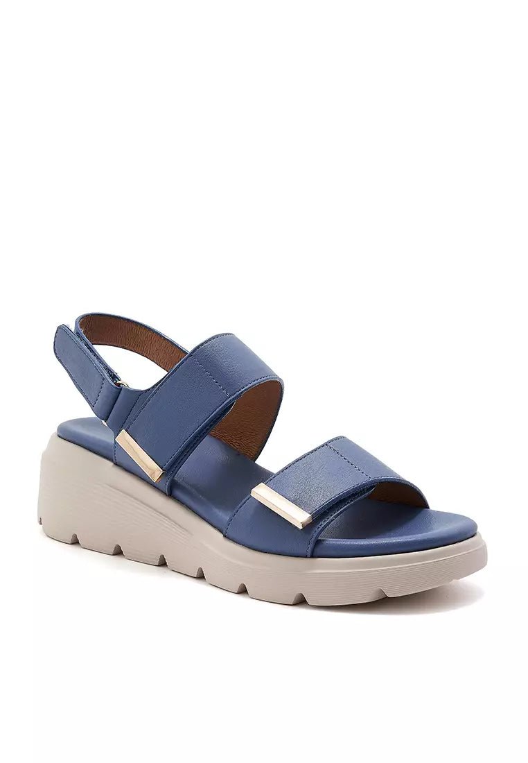 Sandalen Damen Keilabsatz Riemchen | LAURIE