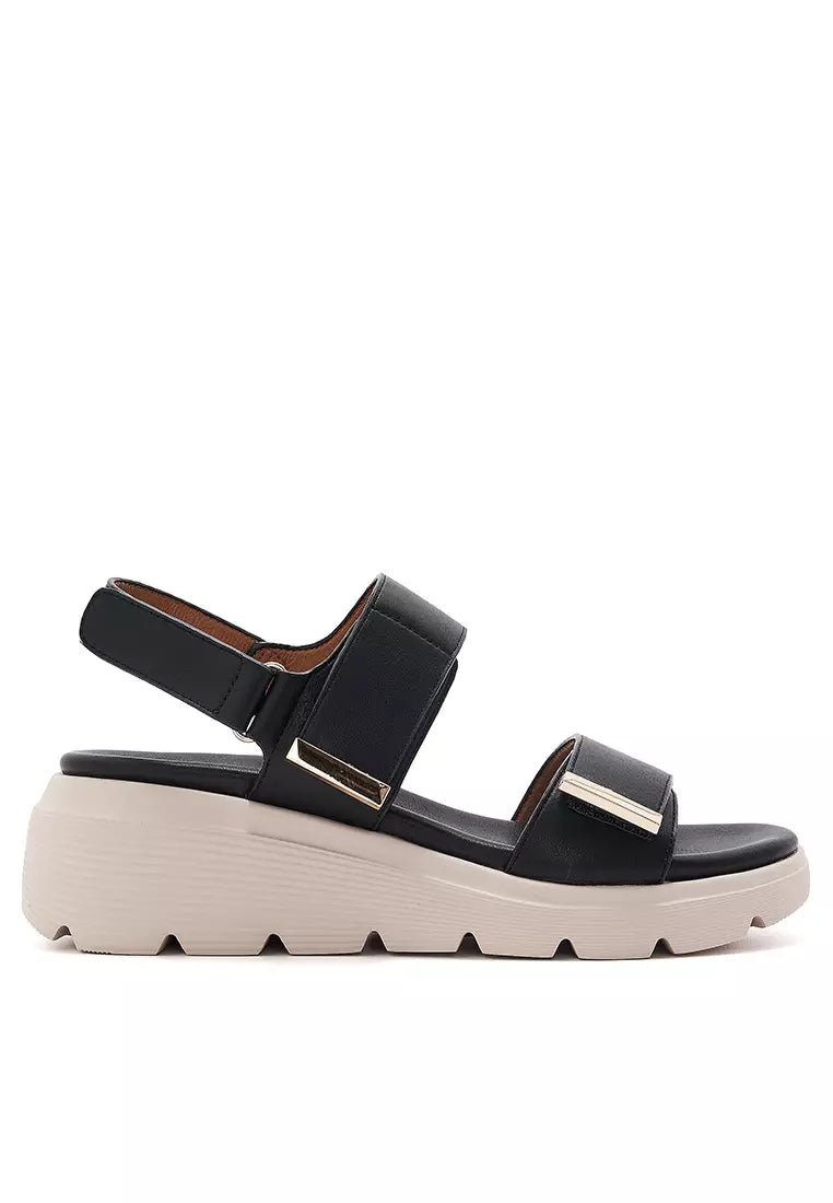 Sandalen Damen Keilabsatz Riemchen | LAURIE