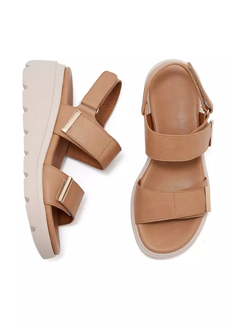 Sandalen Damen Keilabsatz Riemchen | LAURIE