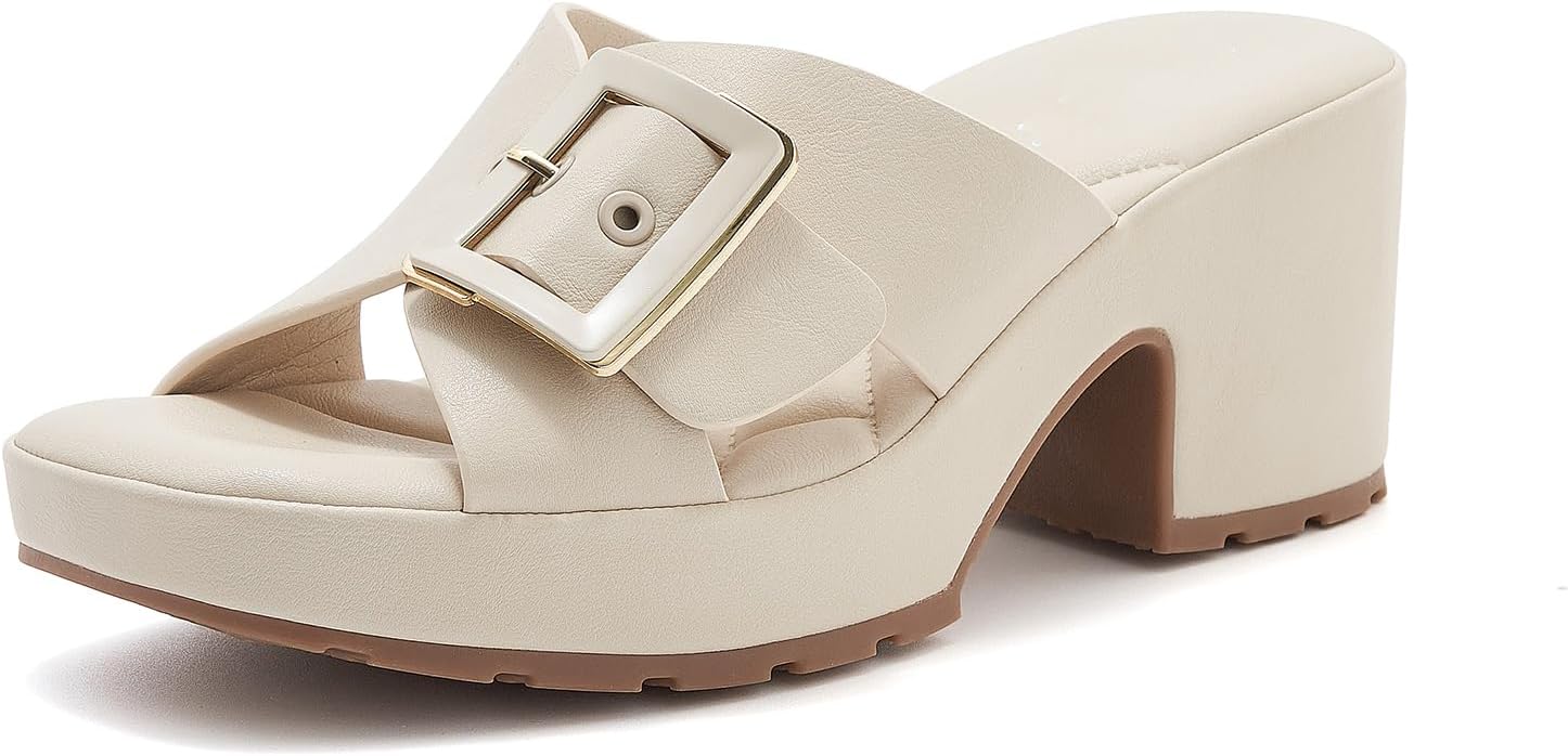 Bohemien Damen Sandalen mit breiten Absätzen | ALYSSA