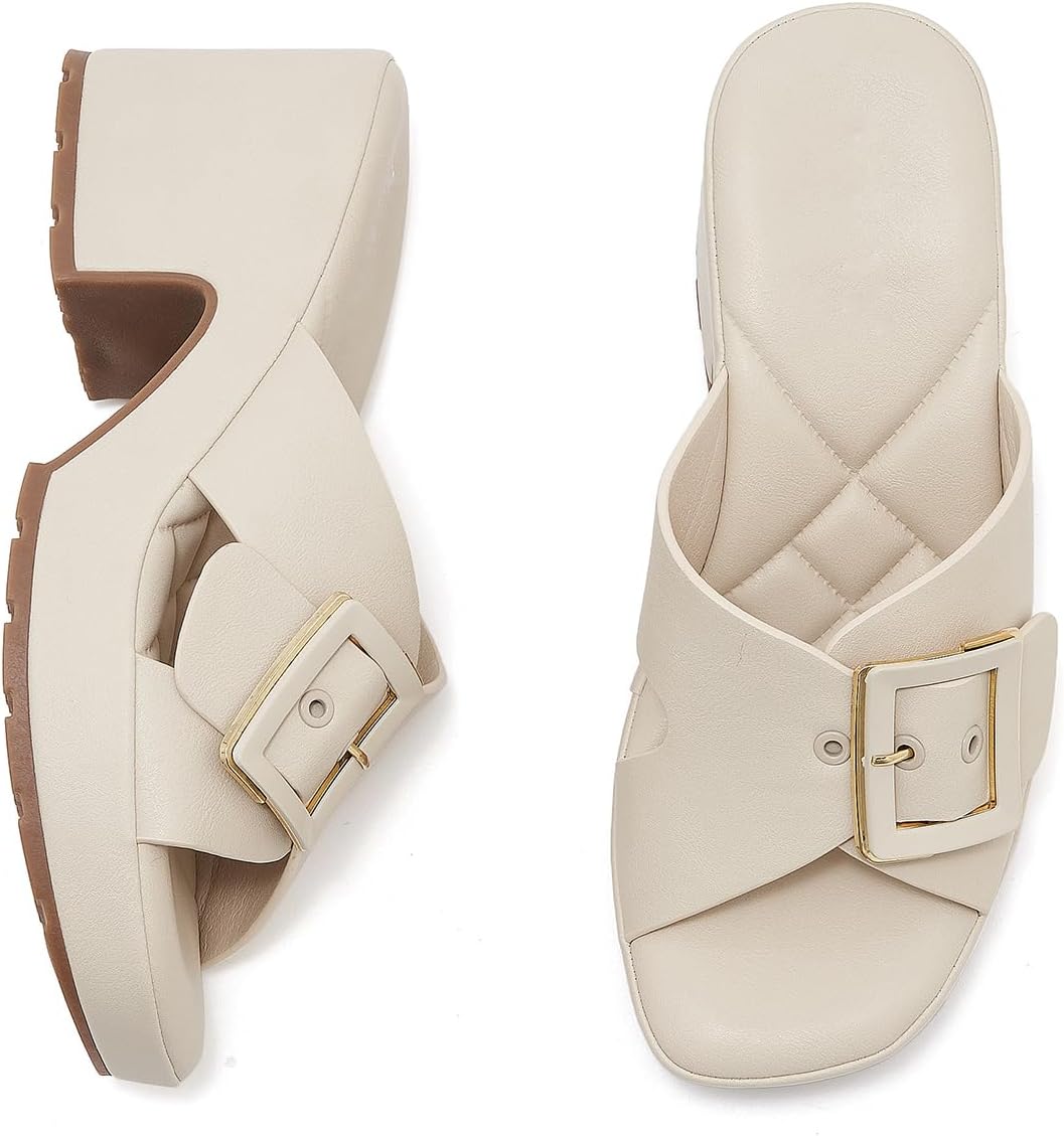Bohemien Damen Sandalen mit breiten Absätzen | ALYSSA