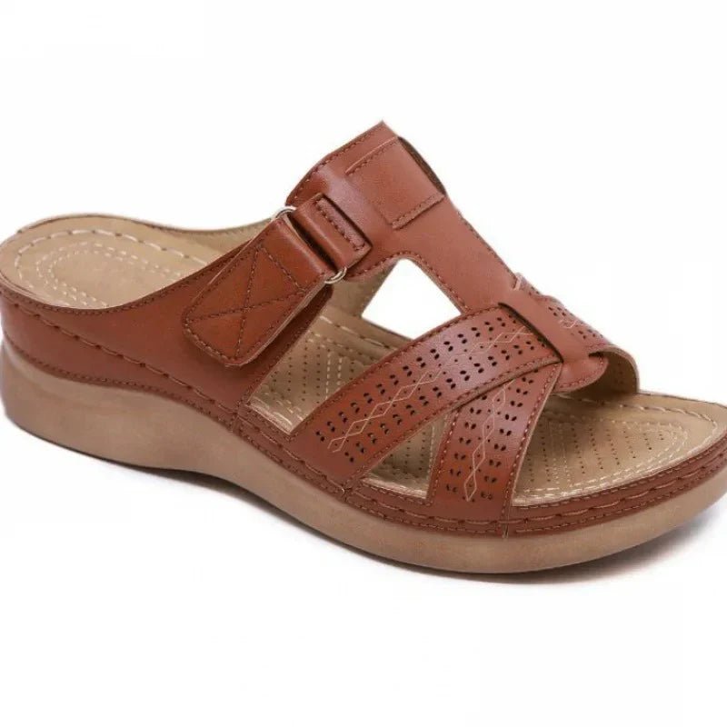 Orthopädische schmerzlindernde Damensandalen | GRACIA