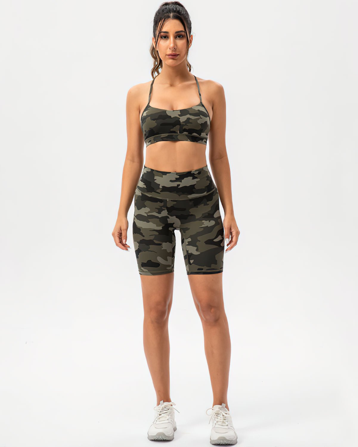 Kurze Fitness Tarnung Damen | JADYA