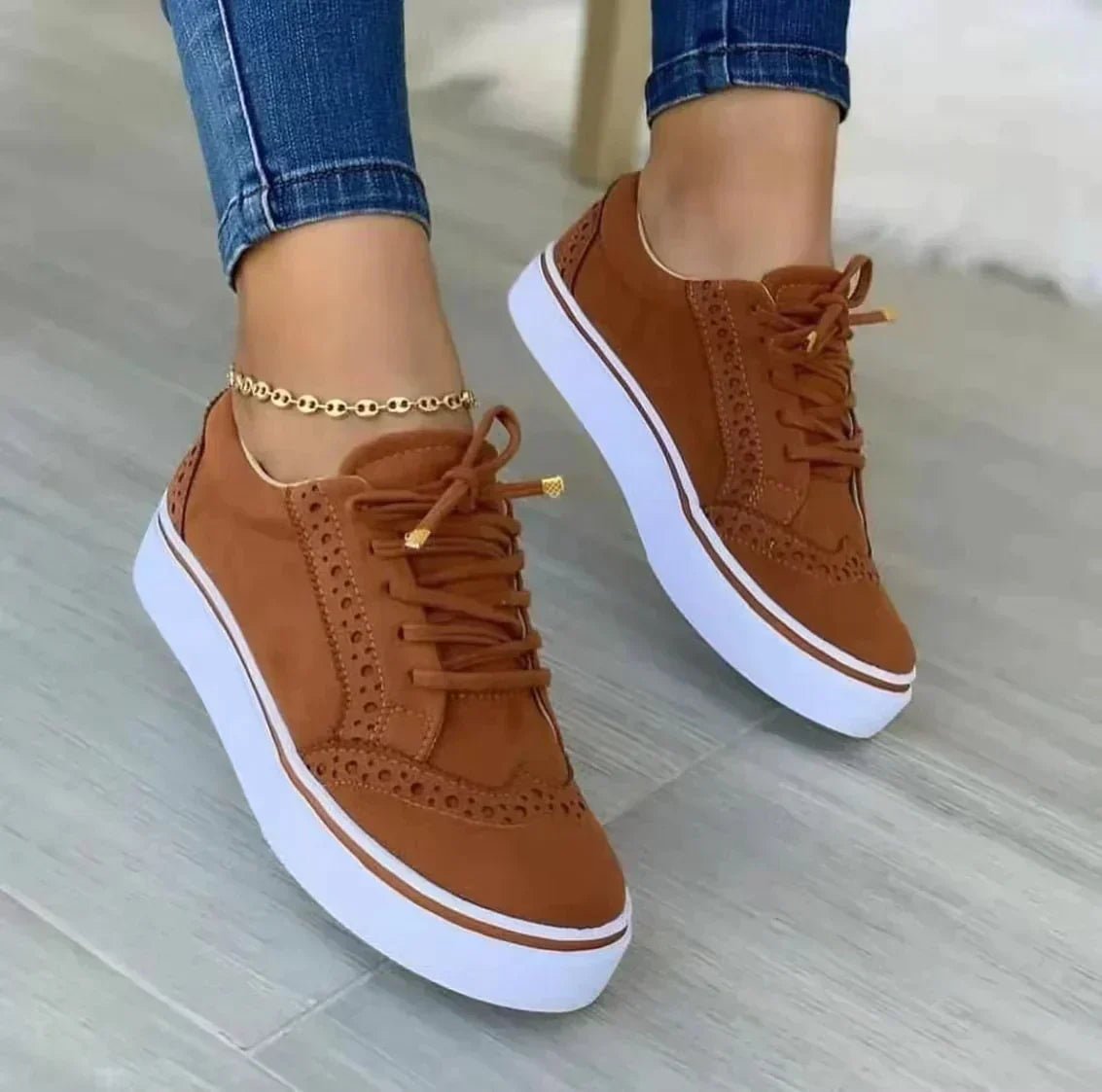 Orthopädische Damensneaker mit dicker Sohle | EASYSTEP™