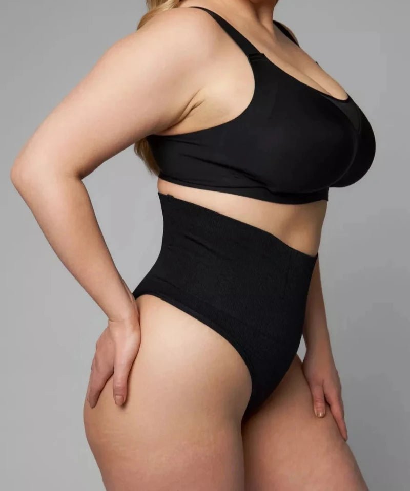 String Gainant Taille Haute Noir 
