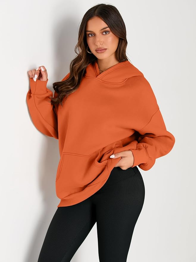 Oversize Kapuzenpullover aus weicher Baumwolle für Damen | COZYWEAR™
